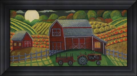 Framed Night before Harvest Print