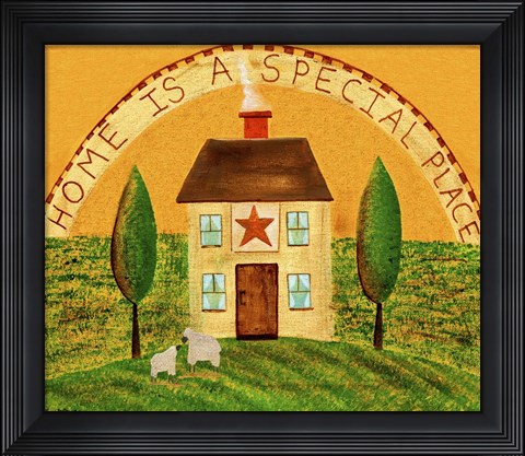 Framed Home Is A Special Place Print