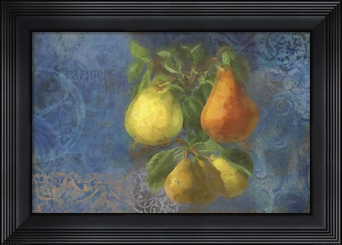 Framed Pears - Fruit Series Print