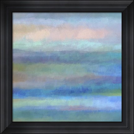 Framed Lake View Landscape Print