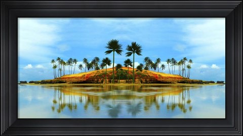 Framed Palm Retreat Print