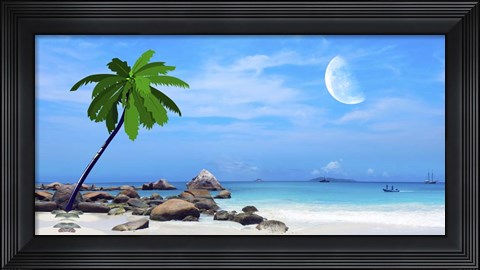 Framed Beach Side Print
