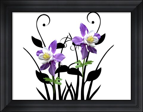 Framed Purple Delight Print