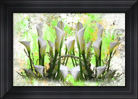 Framed White Splendor Print