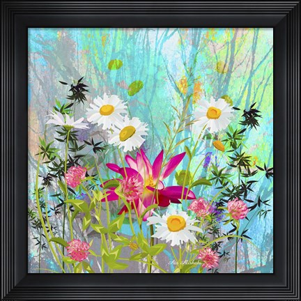 Framed Beautiful Wild Flower 3 Print