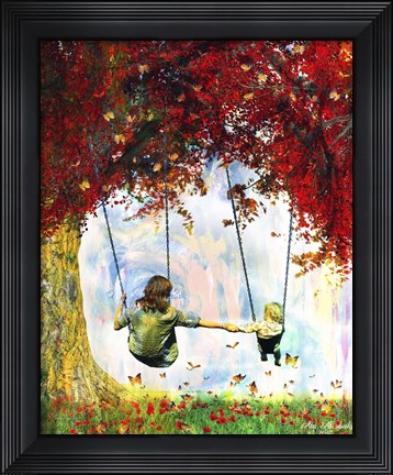 Framed Mother And Child Print