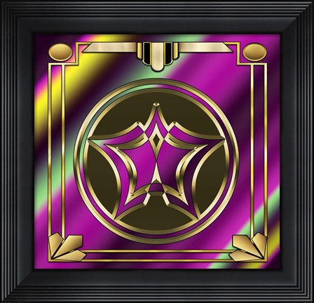 Framed Deco 25 Print