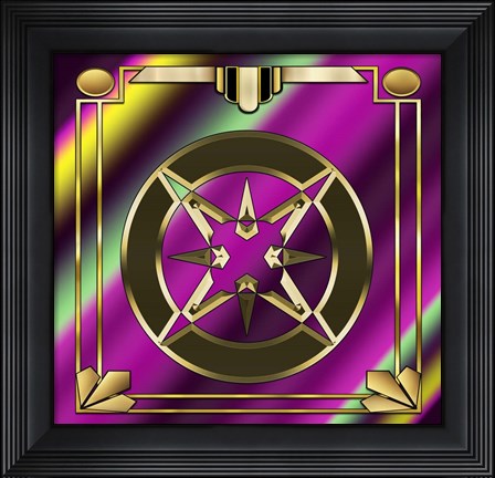 Framed Deco 26 Print
