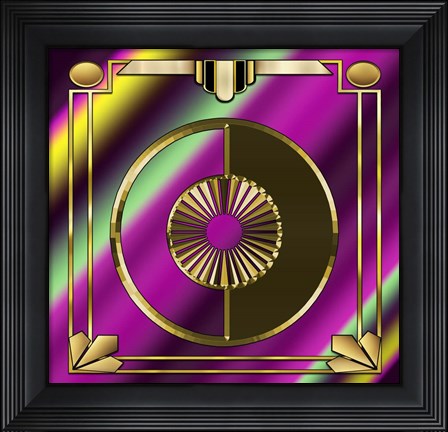 Framed Deco 27 Print