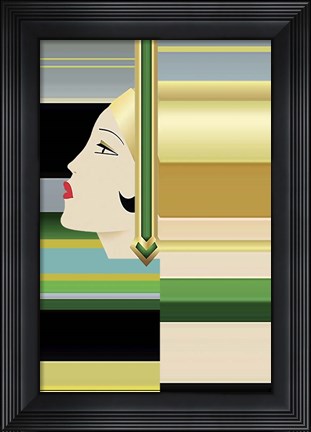 Framed Flapper Abstract Print