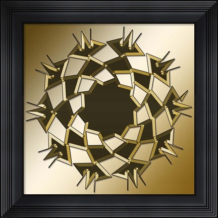 Framed Gold Coffee 10 Print