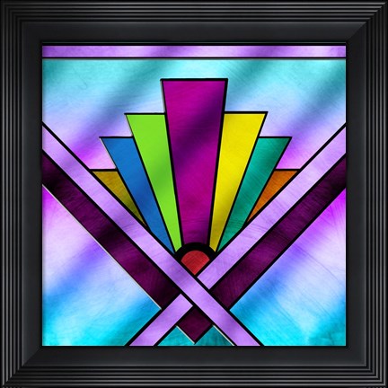 Framed Art Deco 10 Print