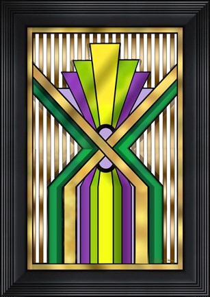 Framed Art Deco 15 Print