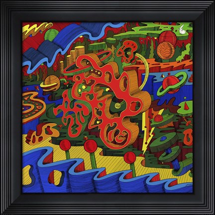 Framed Mambo Doodle Print