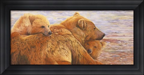 Framed Alaska Coming 3 Print