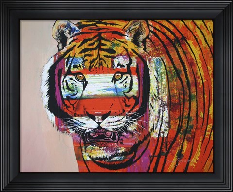 Framed Burning Bright Eyes Print