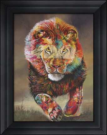 Framed Colours Of Fear Print