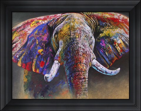 Framed Electric Charge Print