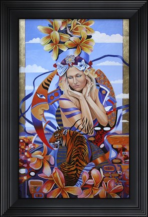 Framed Electric Madonna Print