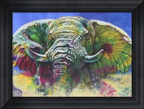 Framed Green Dust Print