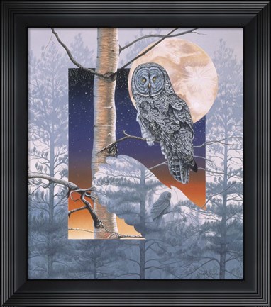 Framed Grey Mists Print