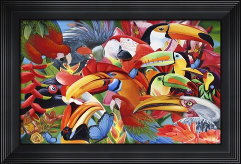 Framed Heads Up 3 Print