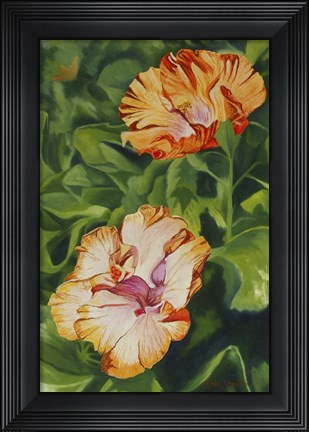 Framed Hibiscus 2 Print