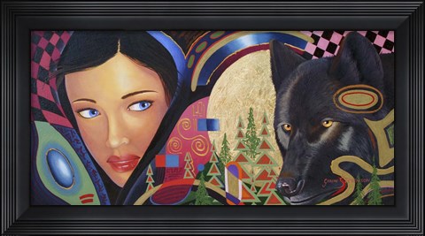 Framed In The Forest Print