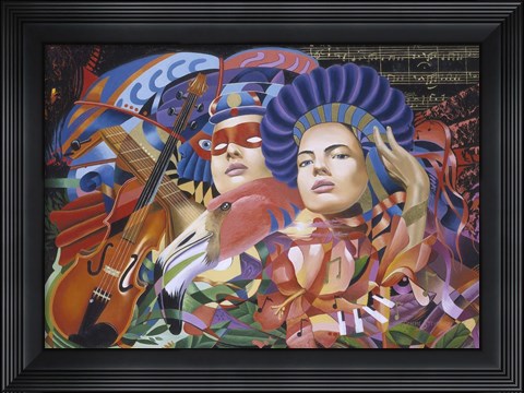 Framed Is That You Mozart Print