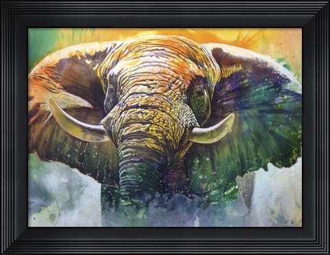 Framed Ivory Mists Print