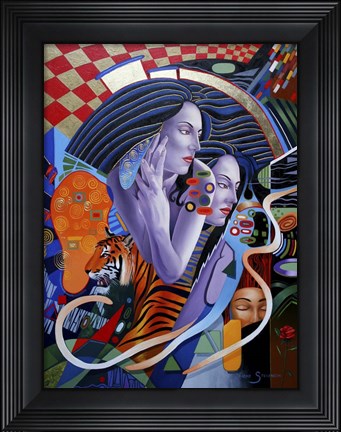 Framed Kissed By A Rose Print