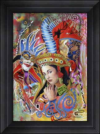 Framed Mardi Gras Print