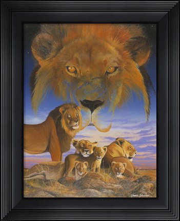 Framed Masai Morning Print