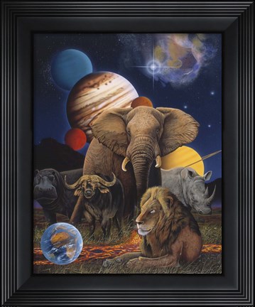 Framed Millenium Print