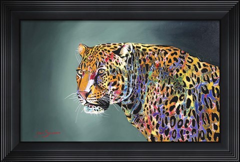 Framed Morning Of The Jaguar Print