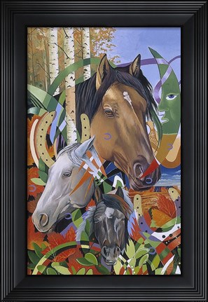 Framed Mustang Dreams Print