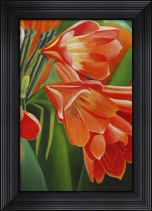 Framed Orange 3 Print