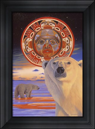 Framed Polar Legends Print