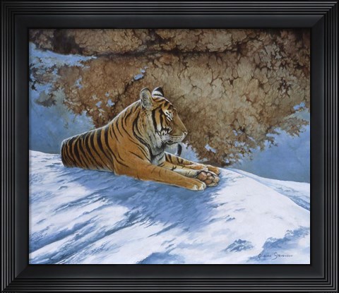 Framed Snow Break Print