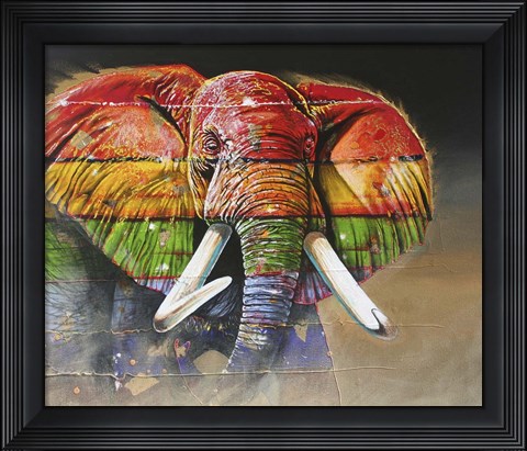 Framed Spectrum Charge Print