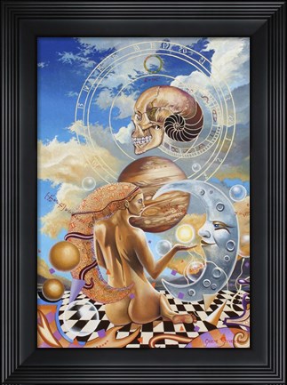 Framed Sphenoid Evolution Print