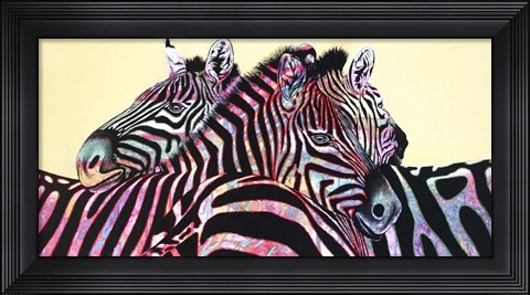 Framed Stripe Me Lucky Print