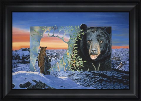 Framed Sunset Watch Print