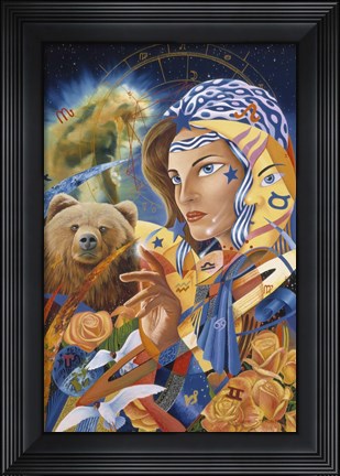 Framed Astrologer Print