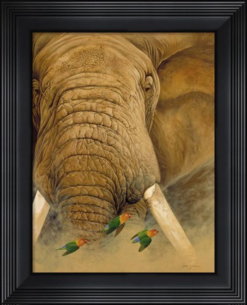 Framed Bull Print