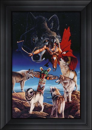 Framed Gathering Print