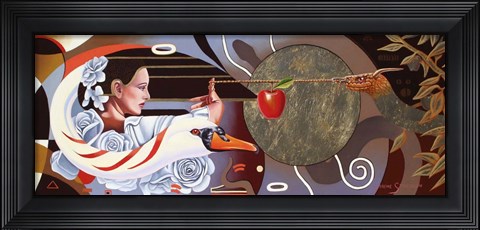 Framed Temptation Of Eve Print