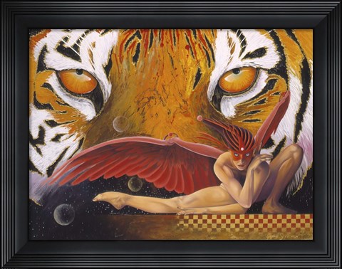 Framed Tigress Print