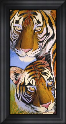 Framed Tiger Tiger Print