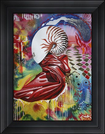Framed Time Of Fibonacci Print